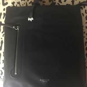 Radley London black leather backpack